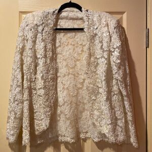 Vintage Beaded and Sequined Wedding Jacket